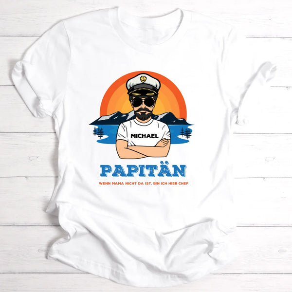 Papitän / Opitän - Personalisierbares T-Shirt