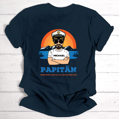 Papitän / Opitän - Personalisierbares T-Shirt