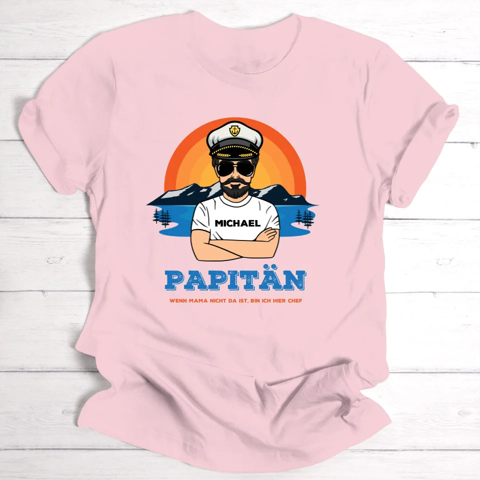 Papitän / Opitän - Personalisierbares T-Shirt