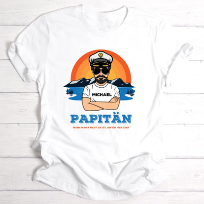 Papitän / Opitän - Personalisierbares T-Shirt