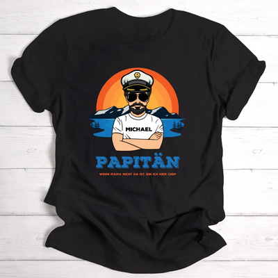 Papitän / Opitän - Personalisierbares T-Shirt