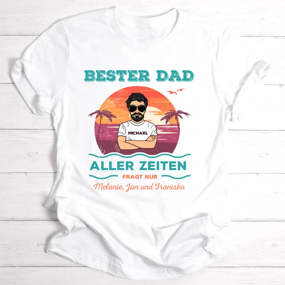 Bester Dad - Personalisierbares T-Shirt