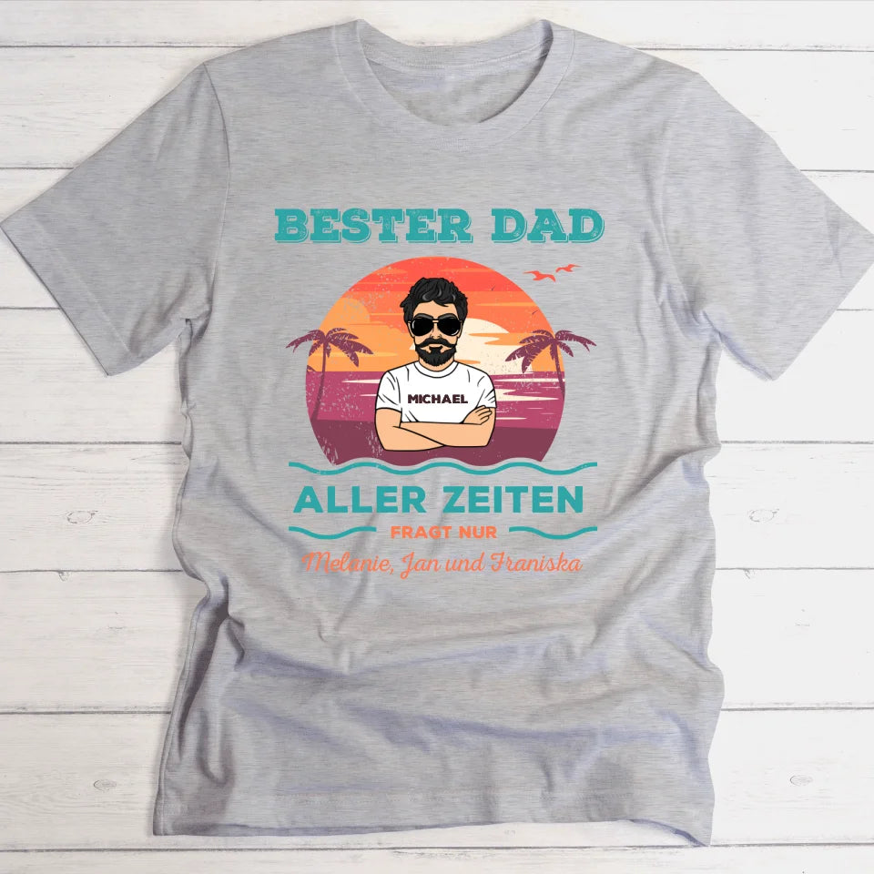 Bester Dad - Personalisierbares T-Shirt