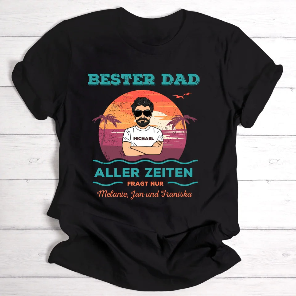 Bester Dad - Personalisierbares T-Shirt