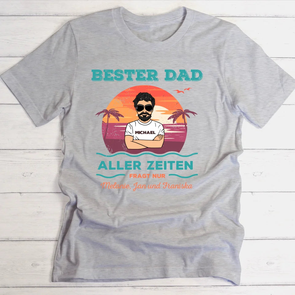 Bester Dad - Personalisierbares T-Shirt