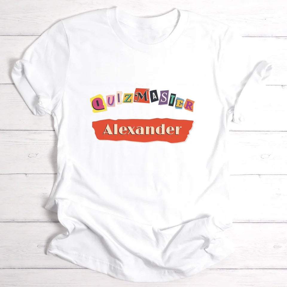 Quizmaster - Personalisierbares T-Shirt