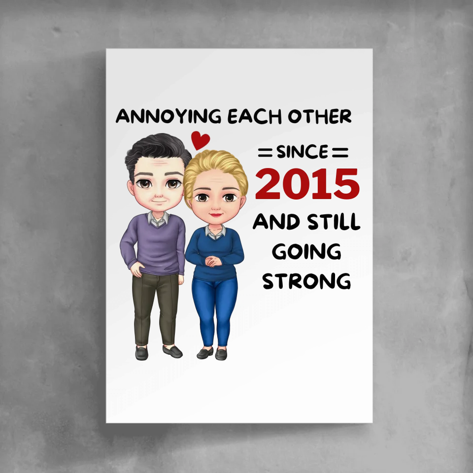 Annoying each other - Personalisierbares Poster