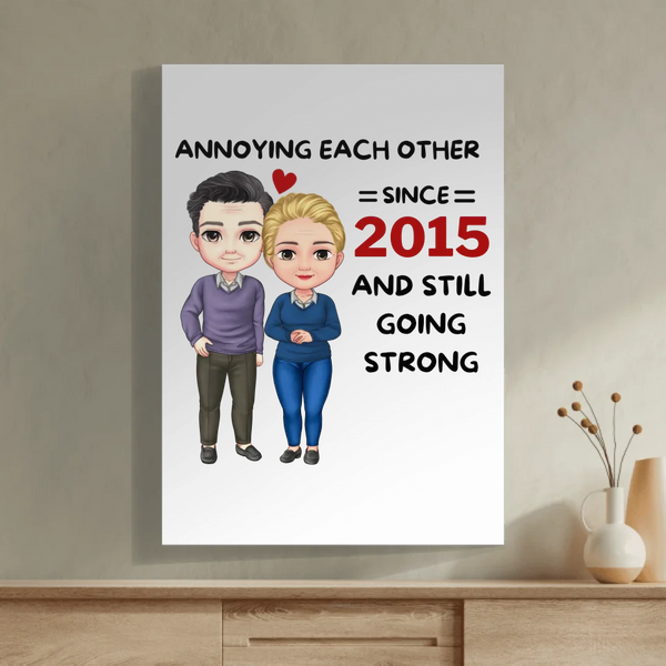 Annoying each other - Personalisierbares Poster