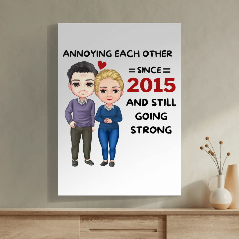 Annoying each other - Personalisierbares Poster