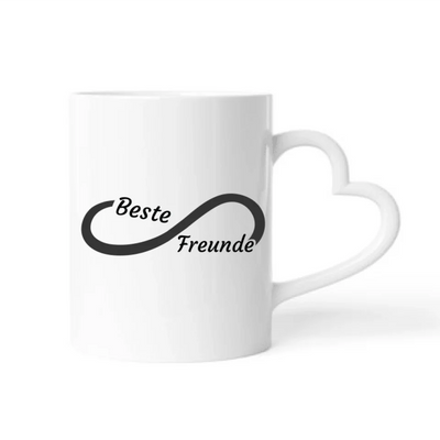 3 Besties stehend - Personalisierbare Tasse