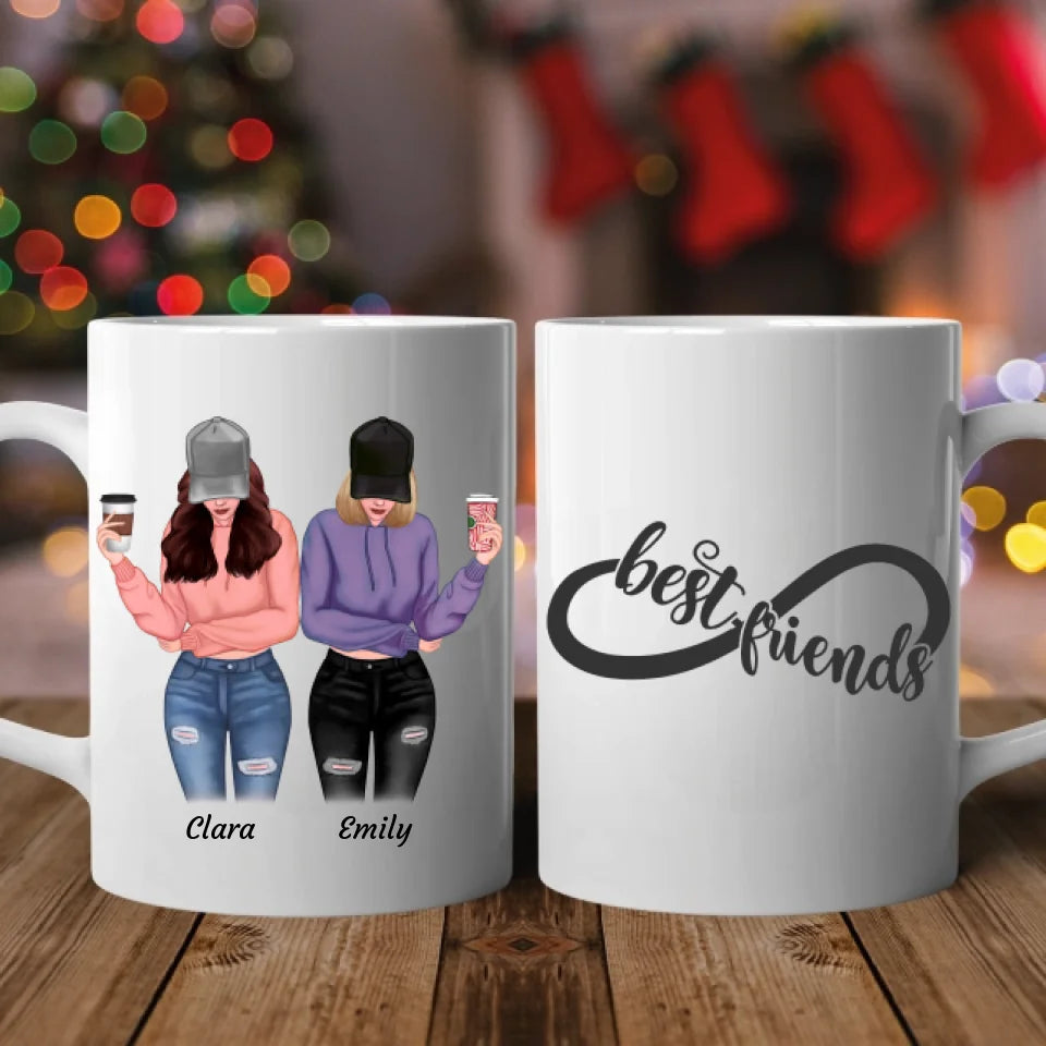 Pulli Besties - Personalisierbare Tasse - wefriends