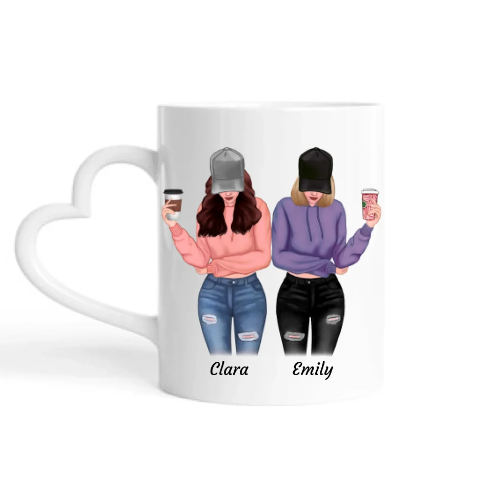 Pulli Besties - Personalisierbare Tasse - wefriends