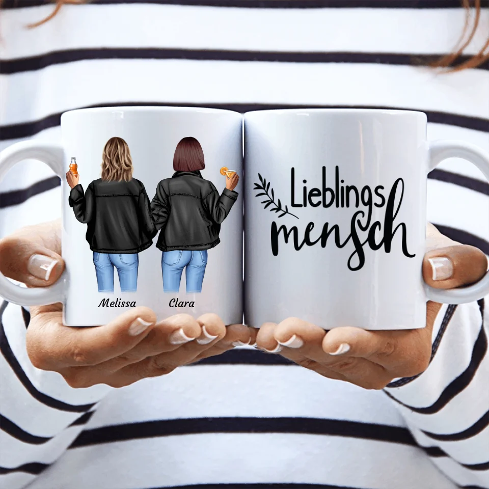 Drink Besties - Personalisierbare Tasse