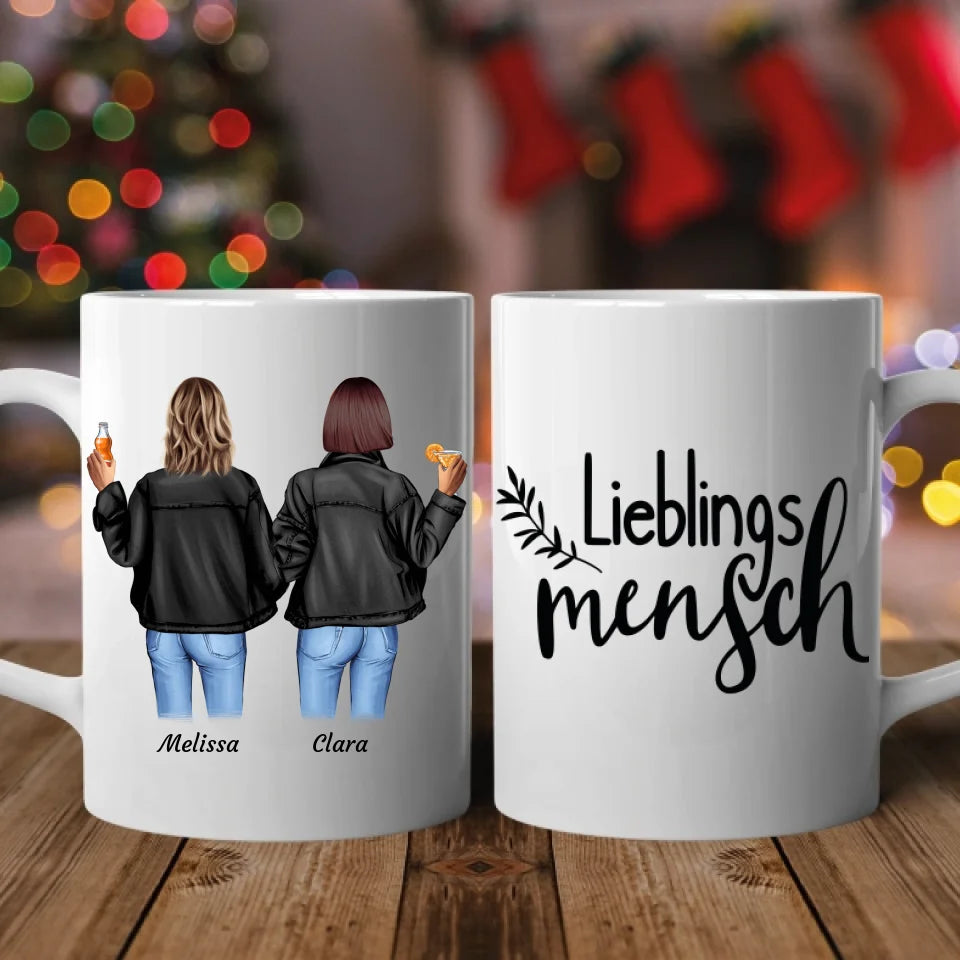 Drink Besties - Personalisierbare Tasse