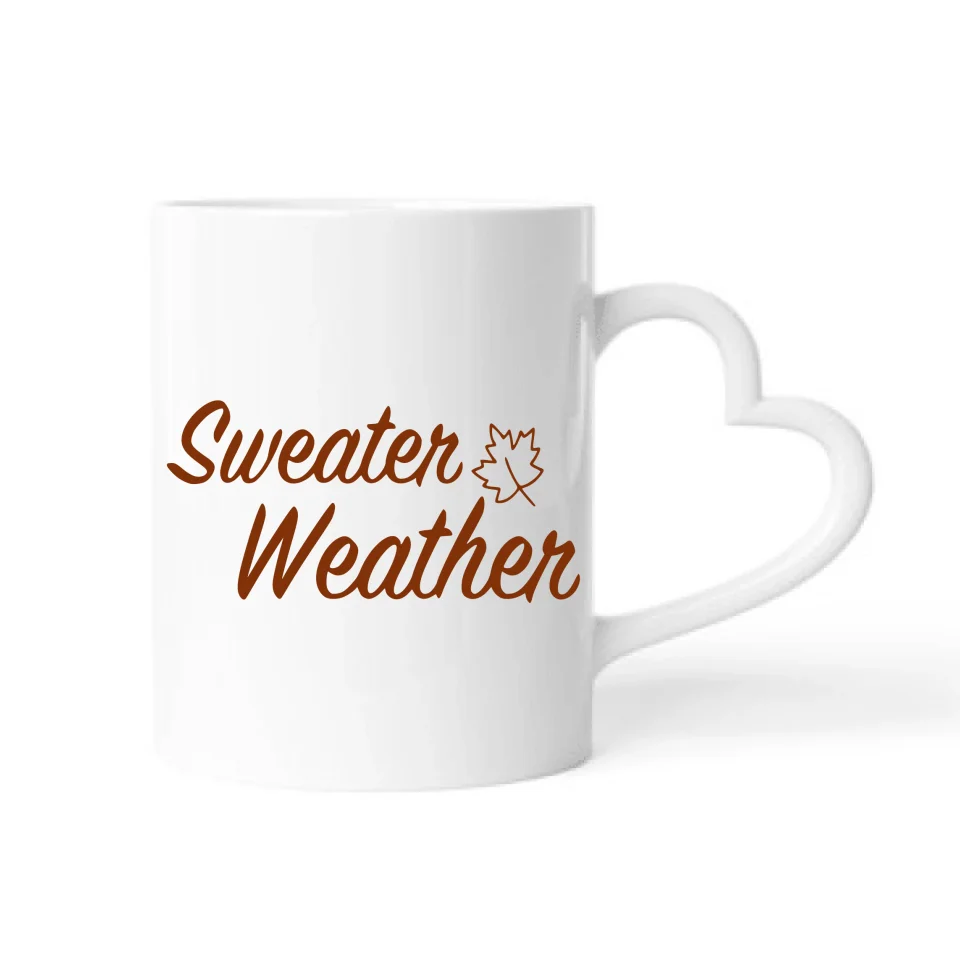 Sitzende Herbst Besties - Personalisierbare Tasse