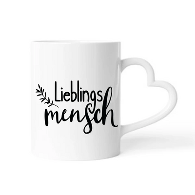 Verliebte Hände - Personalisierbare Tasse