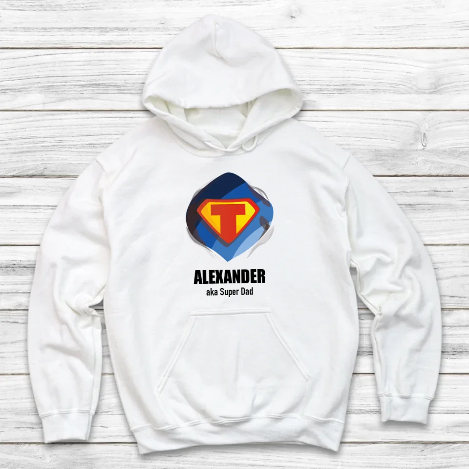 Superdad / Supermom - Personalisierbarer Hoodie - wefriends