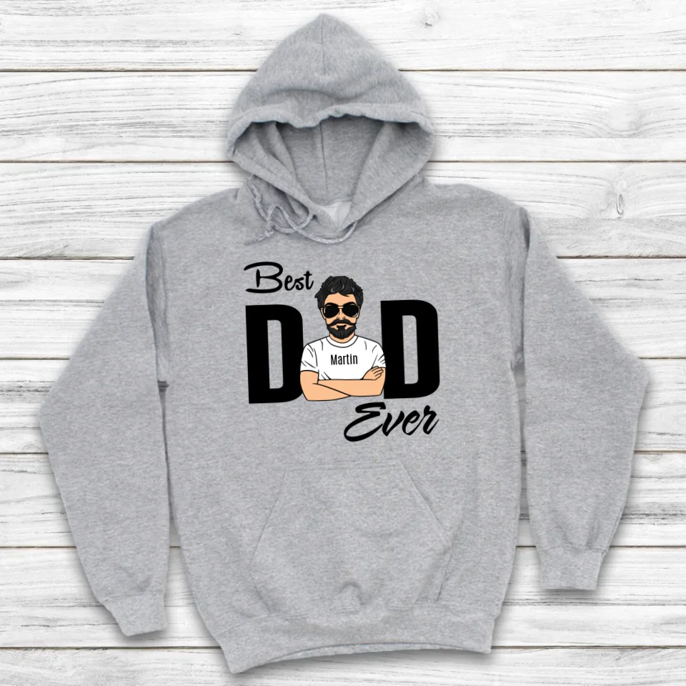 Best Dad - Personalisierbarer Hoodie - wefriends