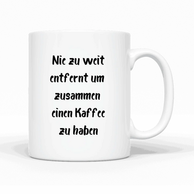 EU Länder Long Distance - Personalisierbare Tasse