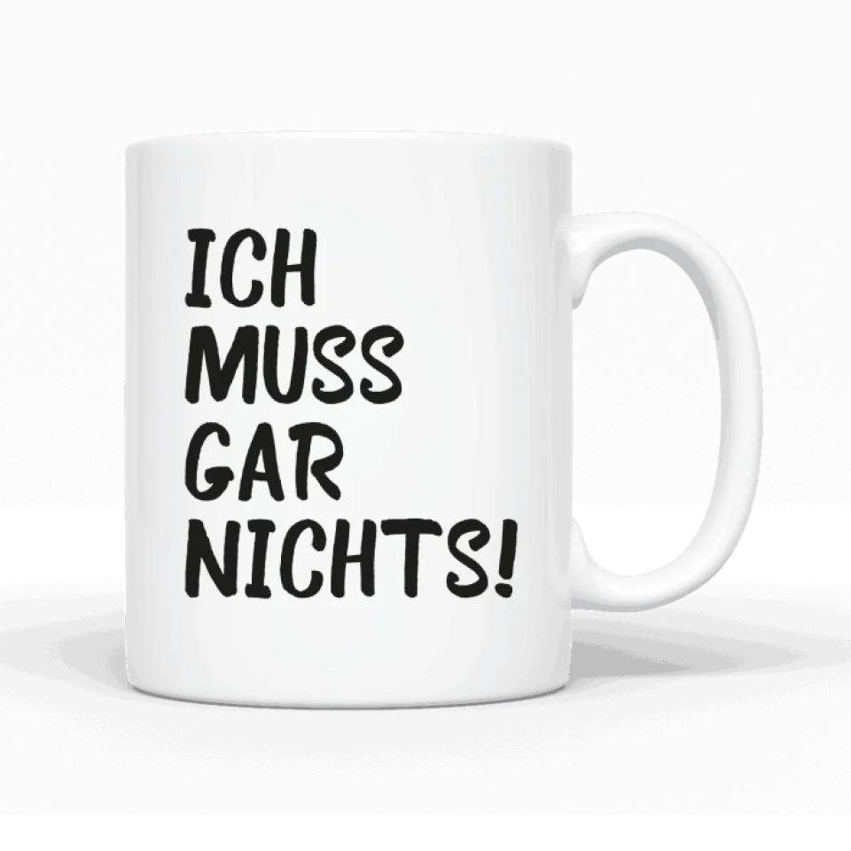 Ich bin in Rente - Personalisierbare Tasse