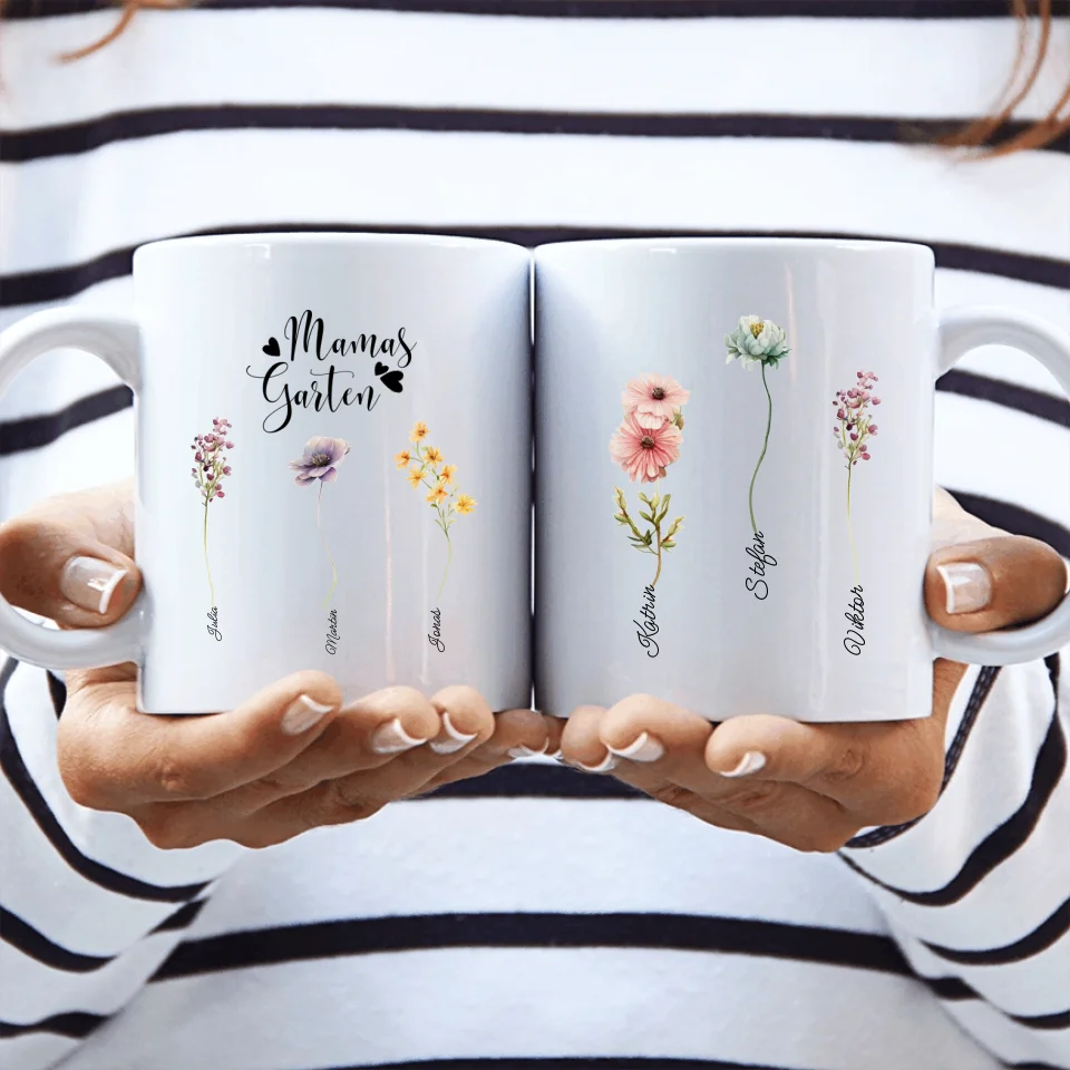 Omas / Mamas Garten - Personalisierbare Tasse - wefriends