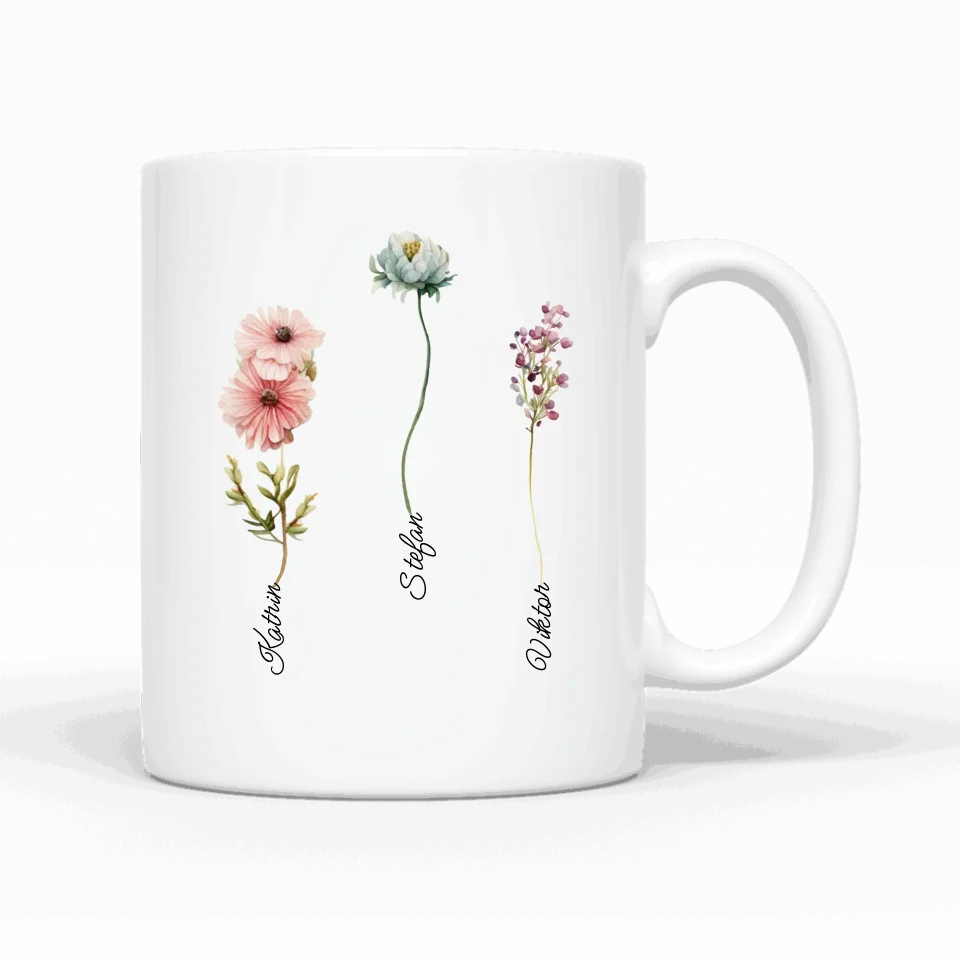 Omas / Mamas Garten - Personalisierbare Tasse