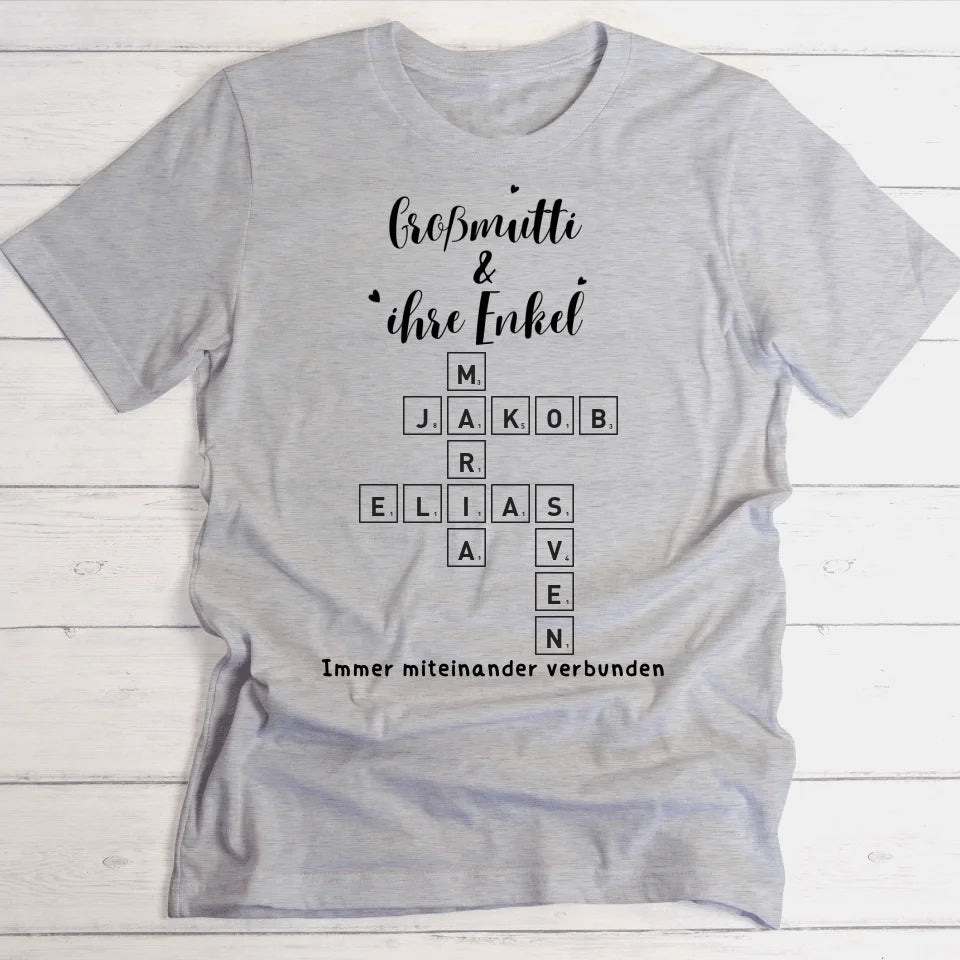 Omi Scrabble - Personalisierbares T-Shirt