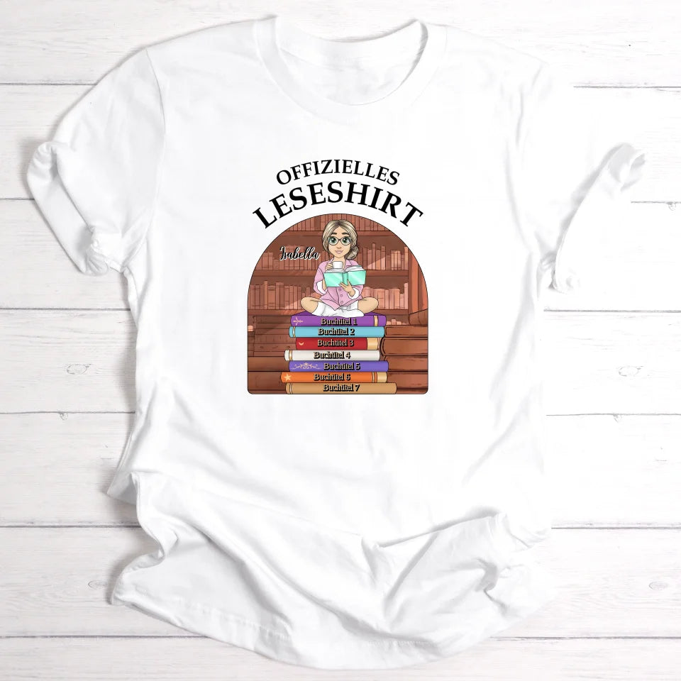 Offizielles Leseshirt - Personalisierbares T-Shirt