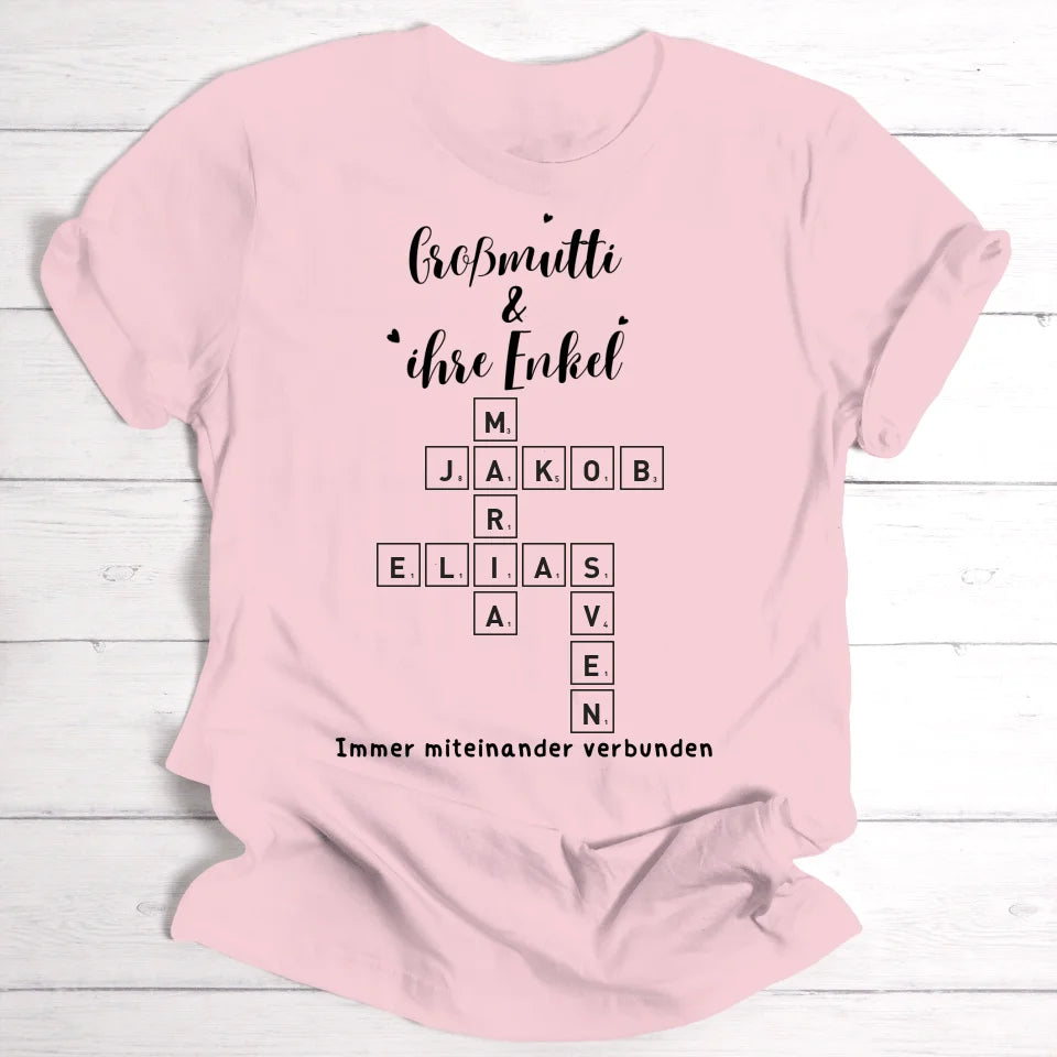 Omi Scrabble - Personalisierbares T-Shirt