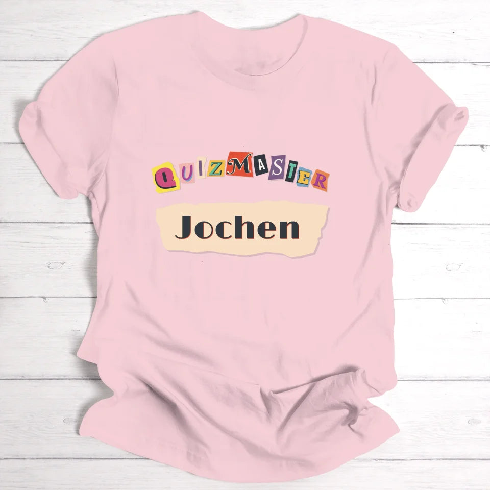 Quizmaster - Personalisierbares T-Shirt