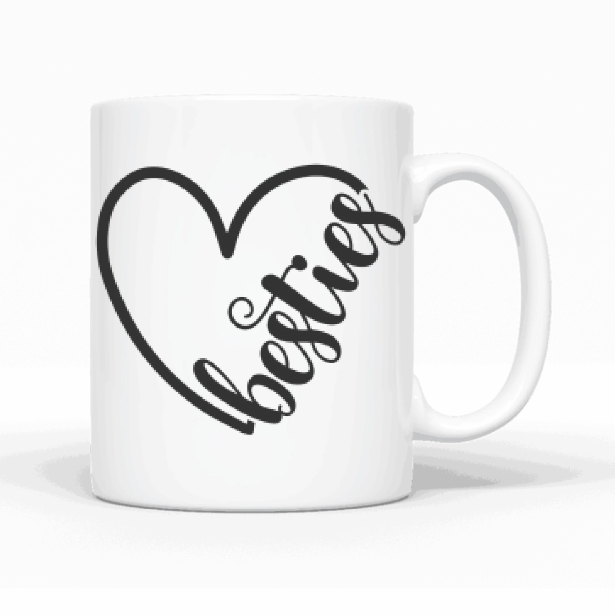 Festliche Besties - Personalisierbare Tasse