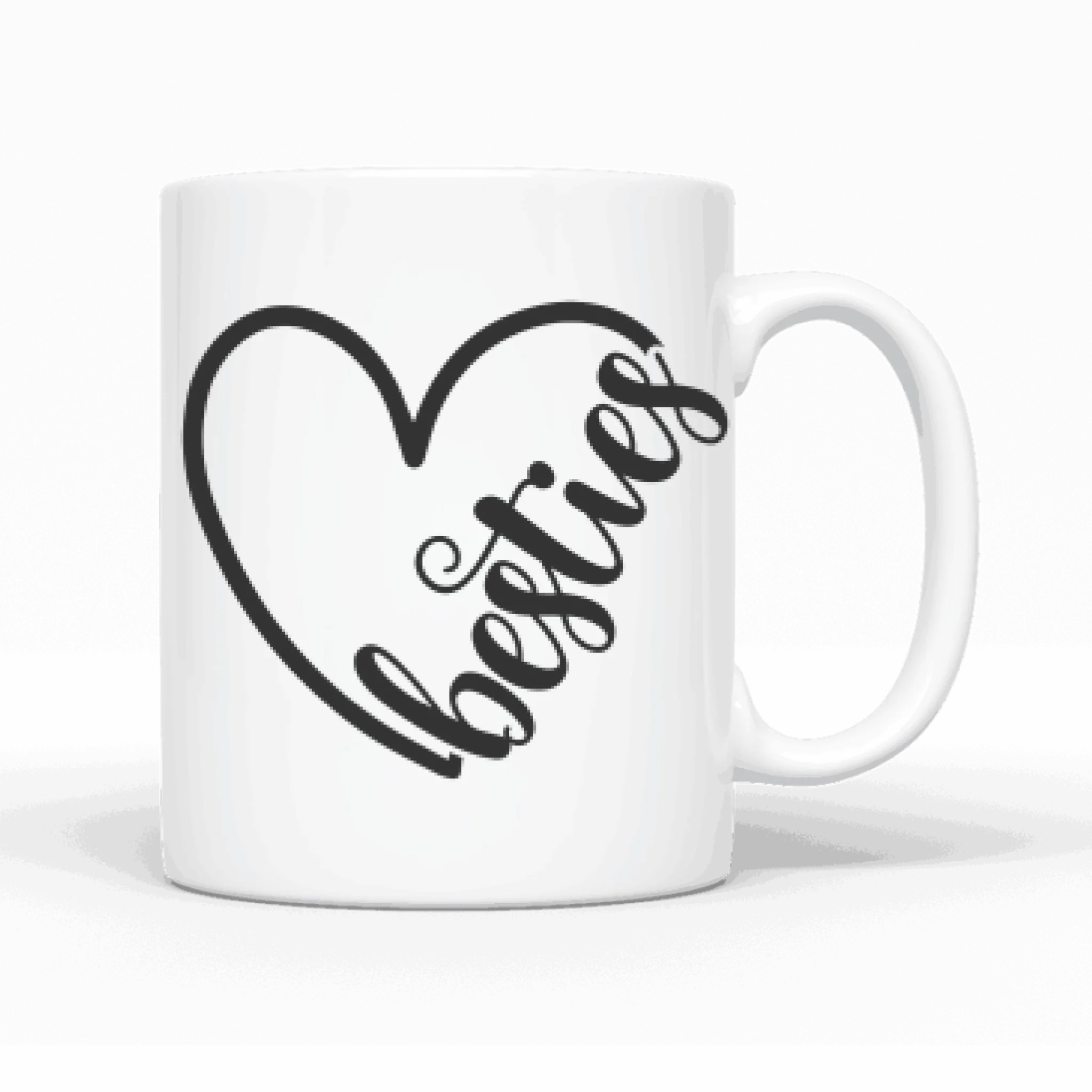 Beste Freundinnen - Personalisierbare Tasse