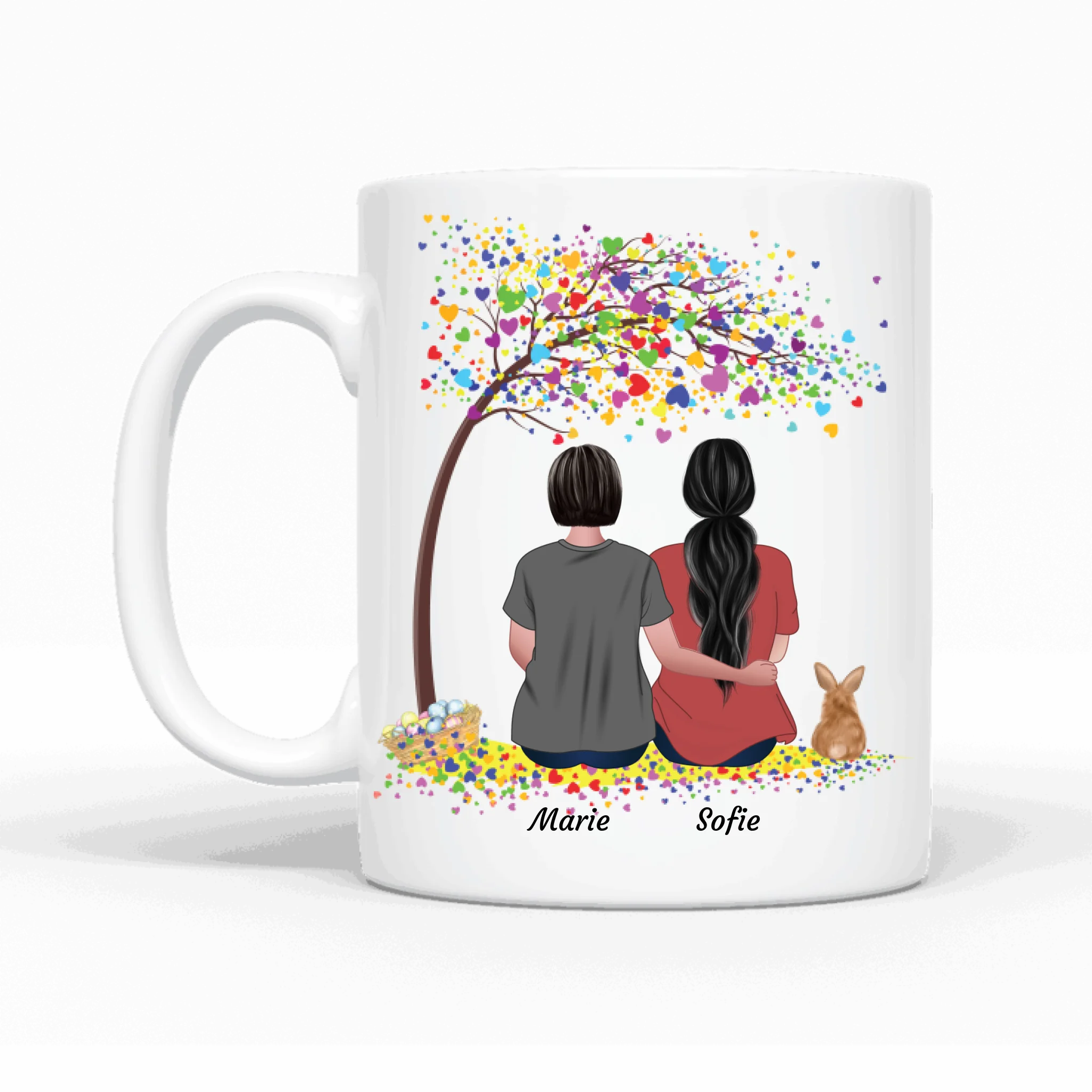 Besties unterm Baum (Limitierte Oster Edition) - Personalisierbare Tasse