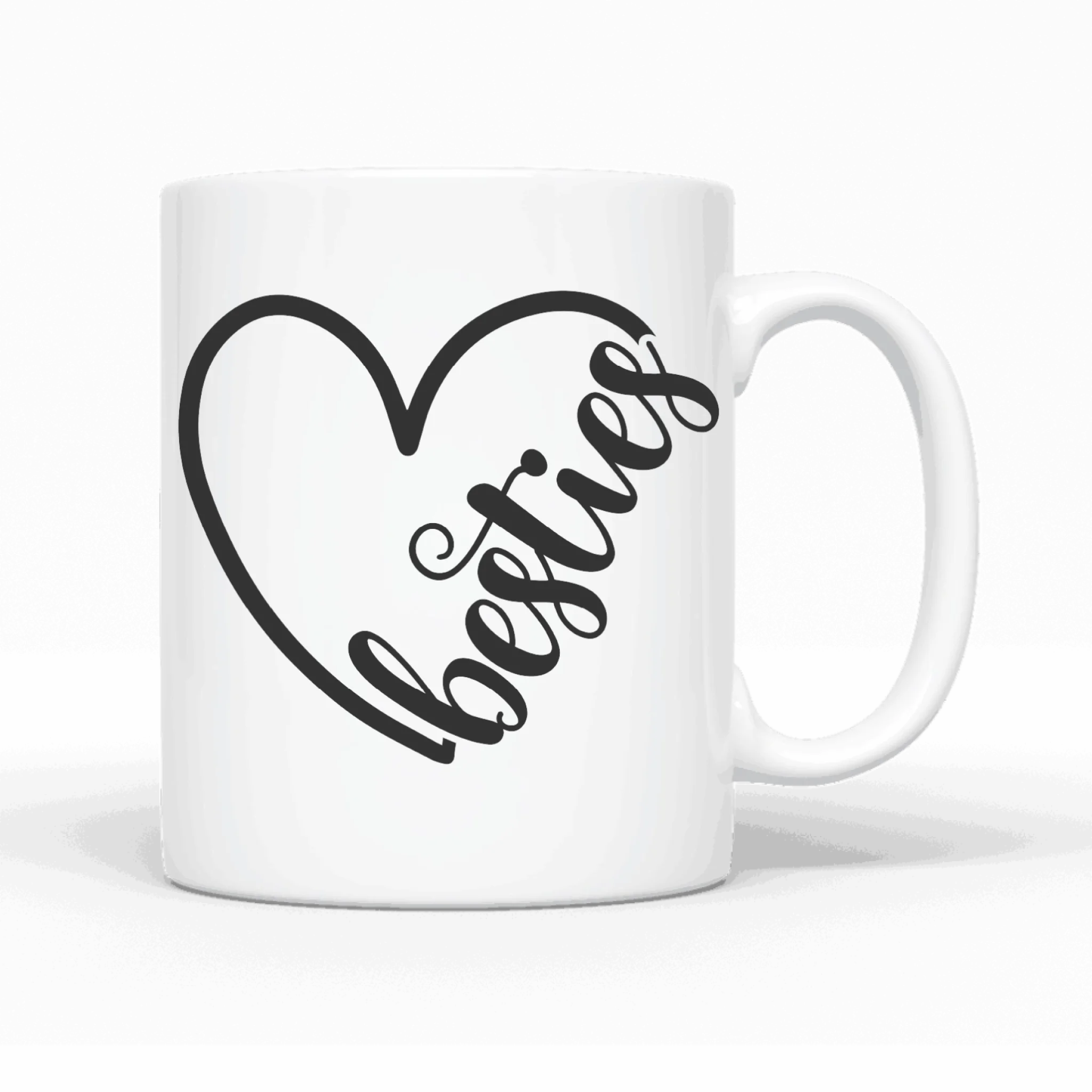 Besties - Personalisierbare Tasse