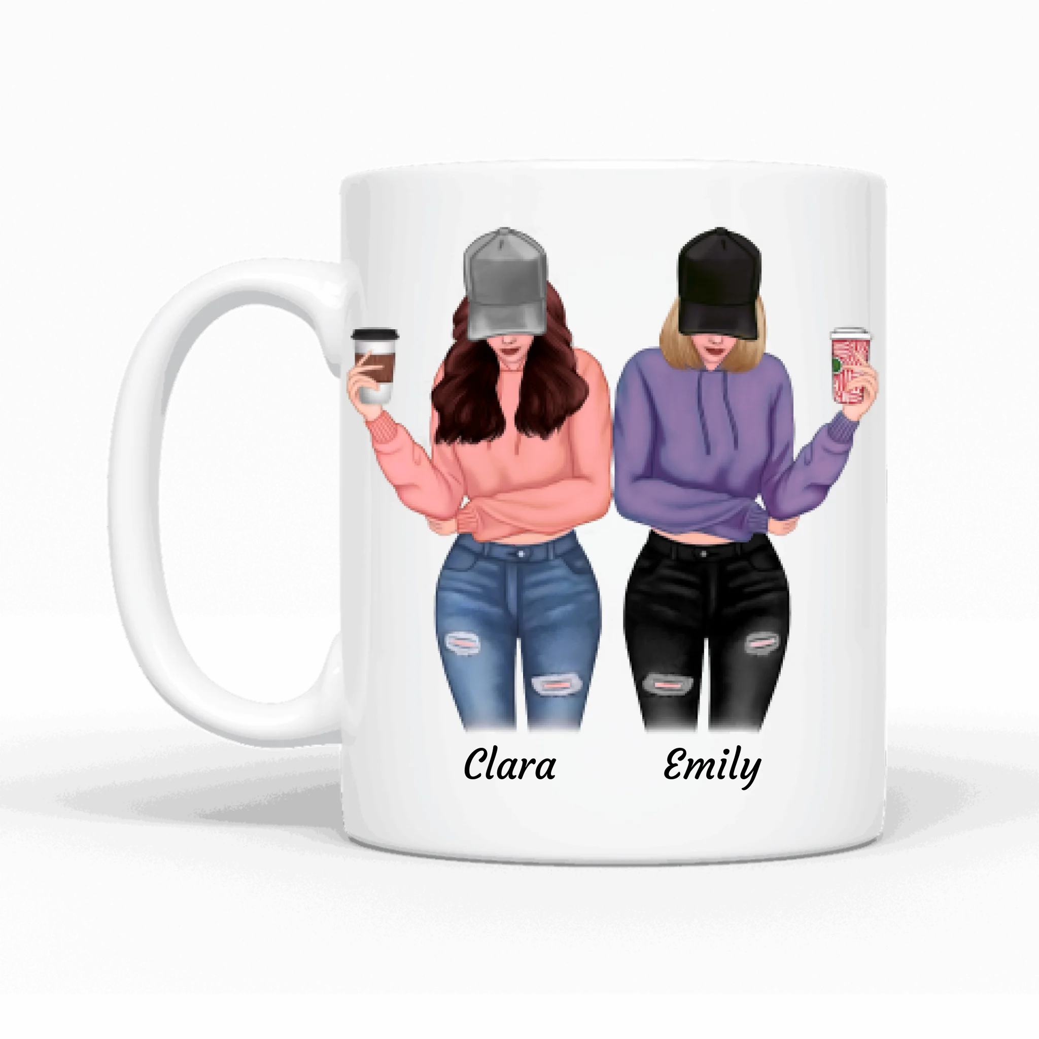 Pulli Besties - Personalisierbare Tasse