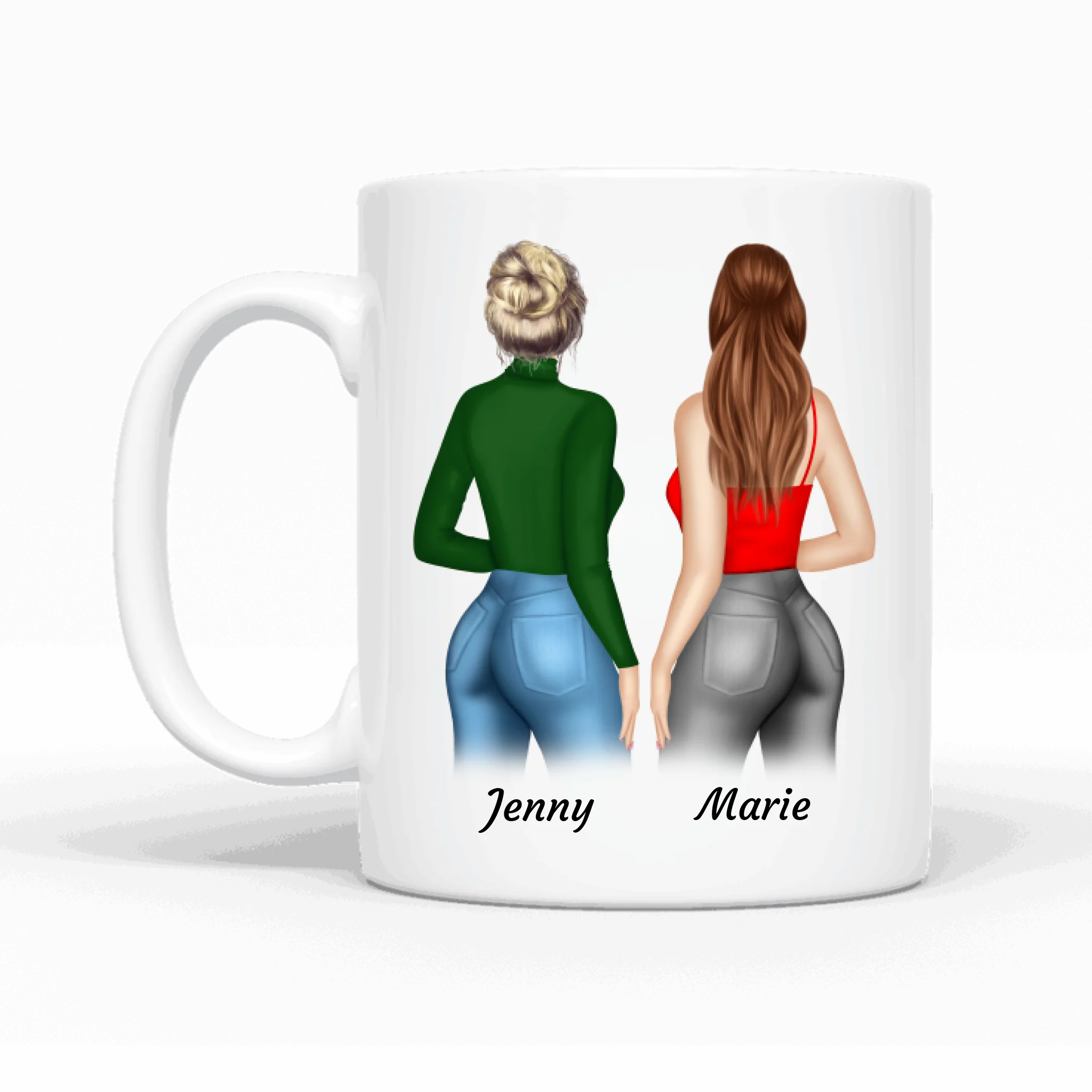 Casual Girls - Personalisierbare Tasse