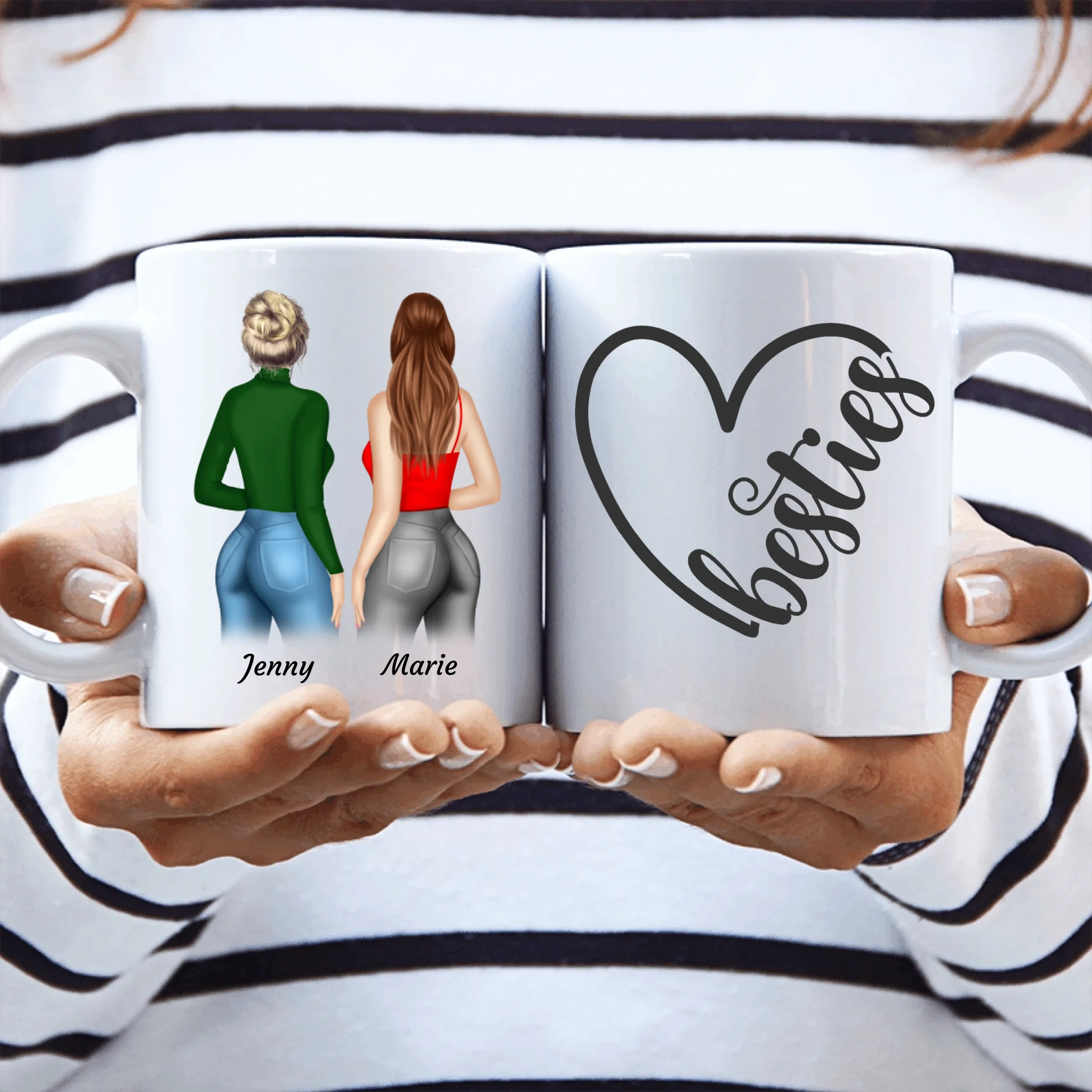 Casual Girls - Personalisierbare Tasse