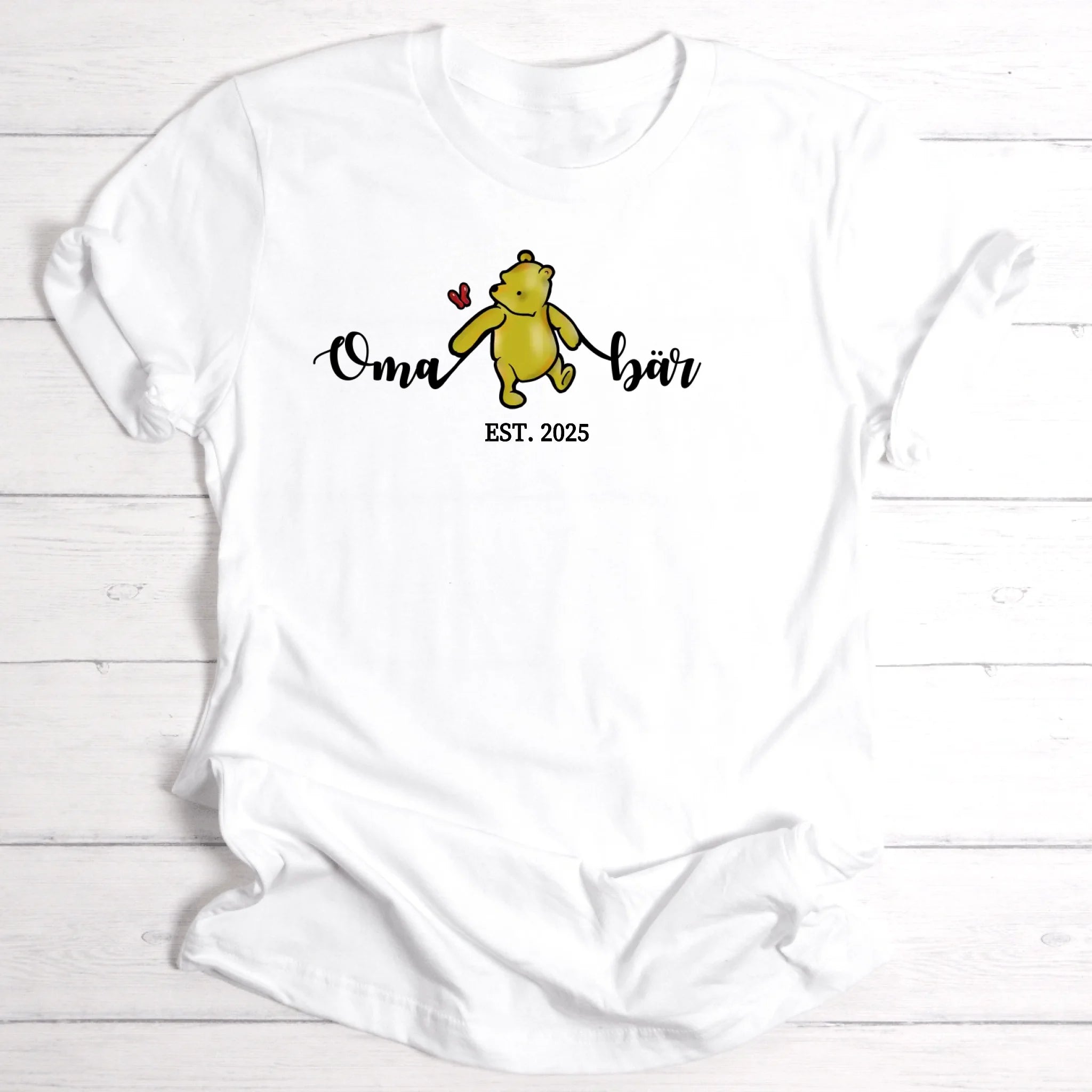 Omabär / Mamabär / Opabär / Papabär - personalisierbares T-Shirt