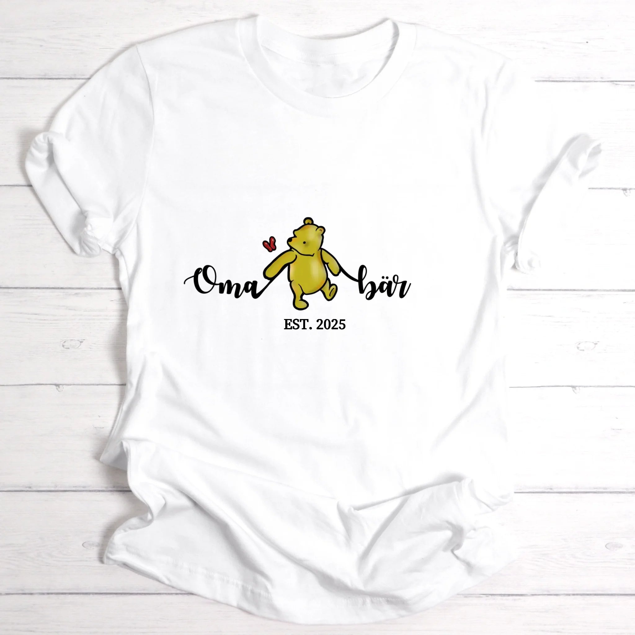 Omabär / Mamabär / Opabär / Papabär - personalisierbares T-Shirt