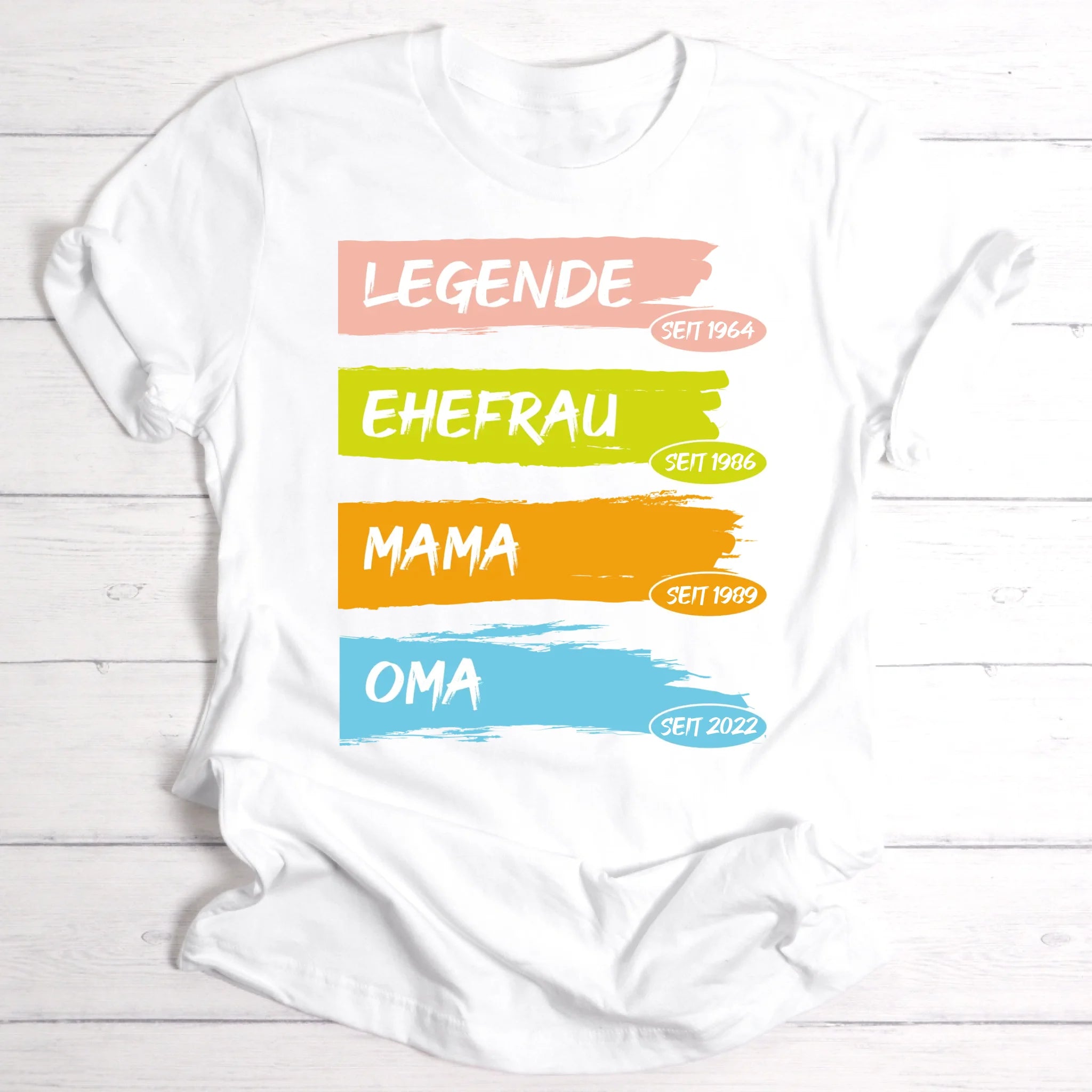 Legende Mama / Oma für Mama, Freundin, Schwester & Oma - Personalisierbares T-Shirt