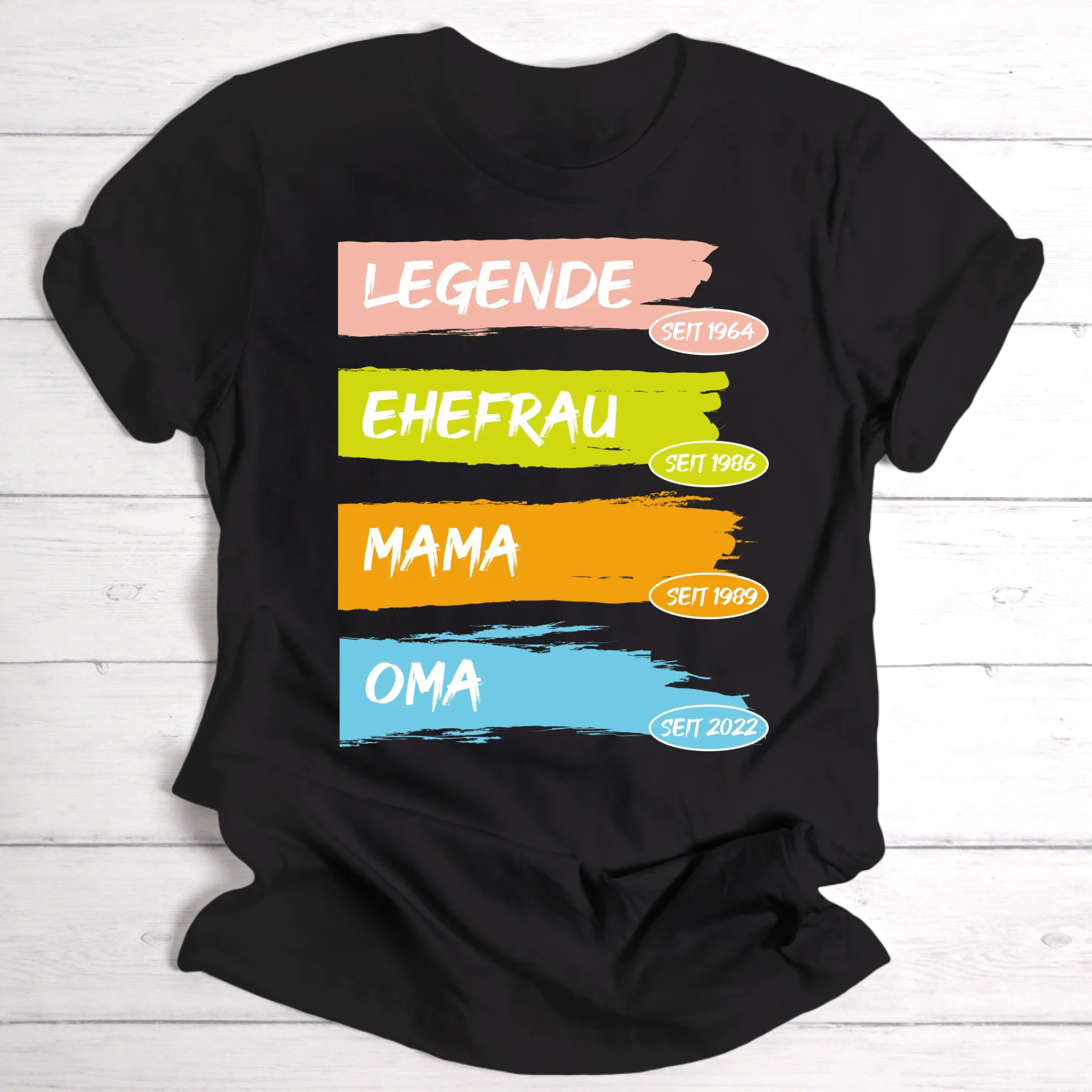 Legende Mama / Oma für Mama, Freundin, Schwester & Oma - Personalisierbares T-Shirt