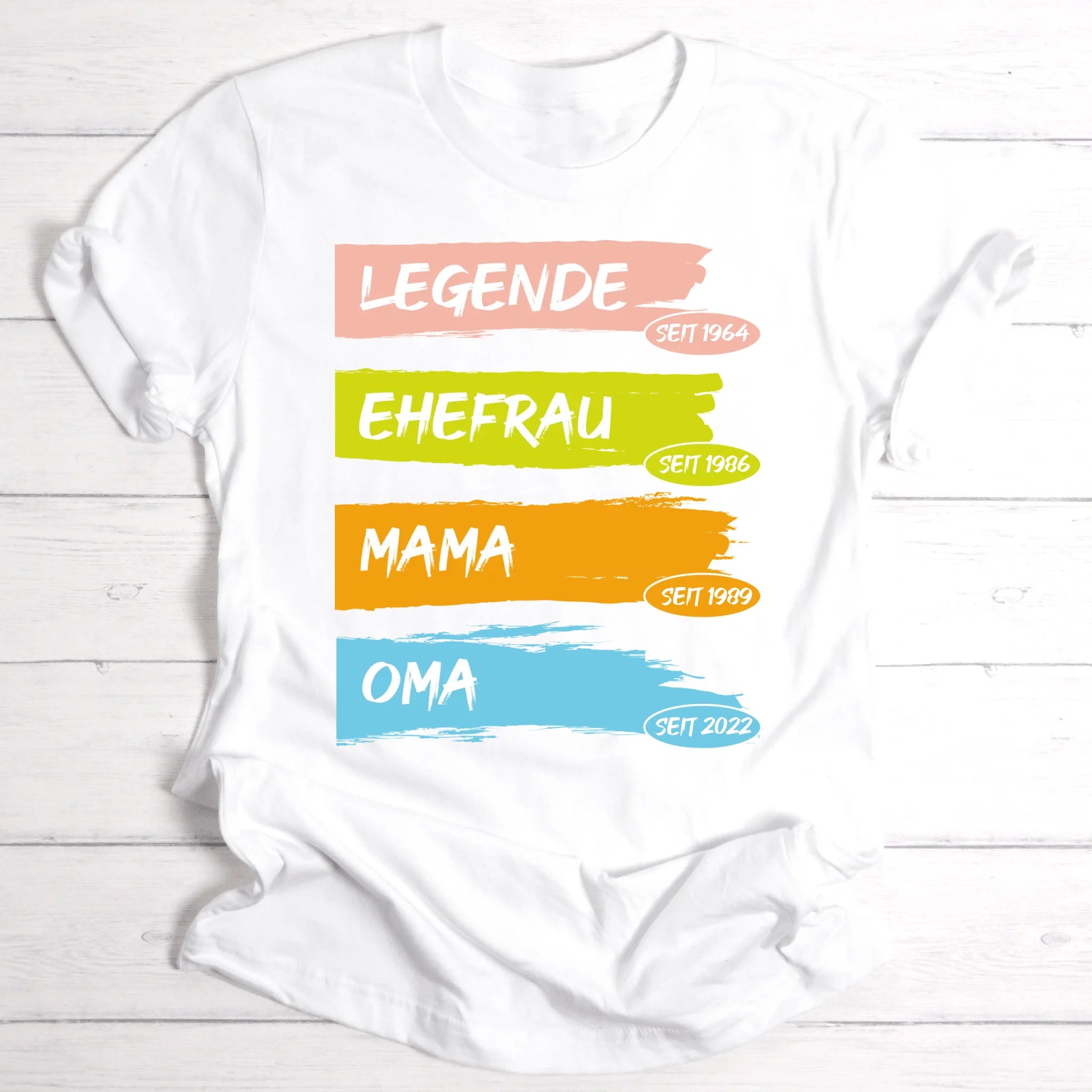 Legende Mama / Oma für Mama, Freundin, Schwester & Oma - Personalisierbares T-Shirt