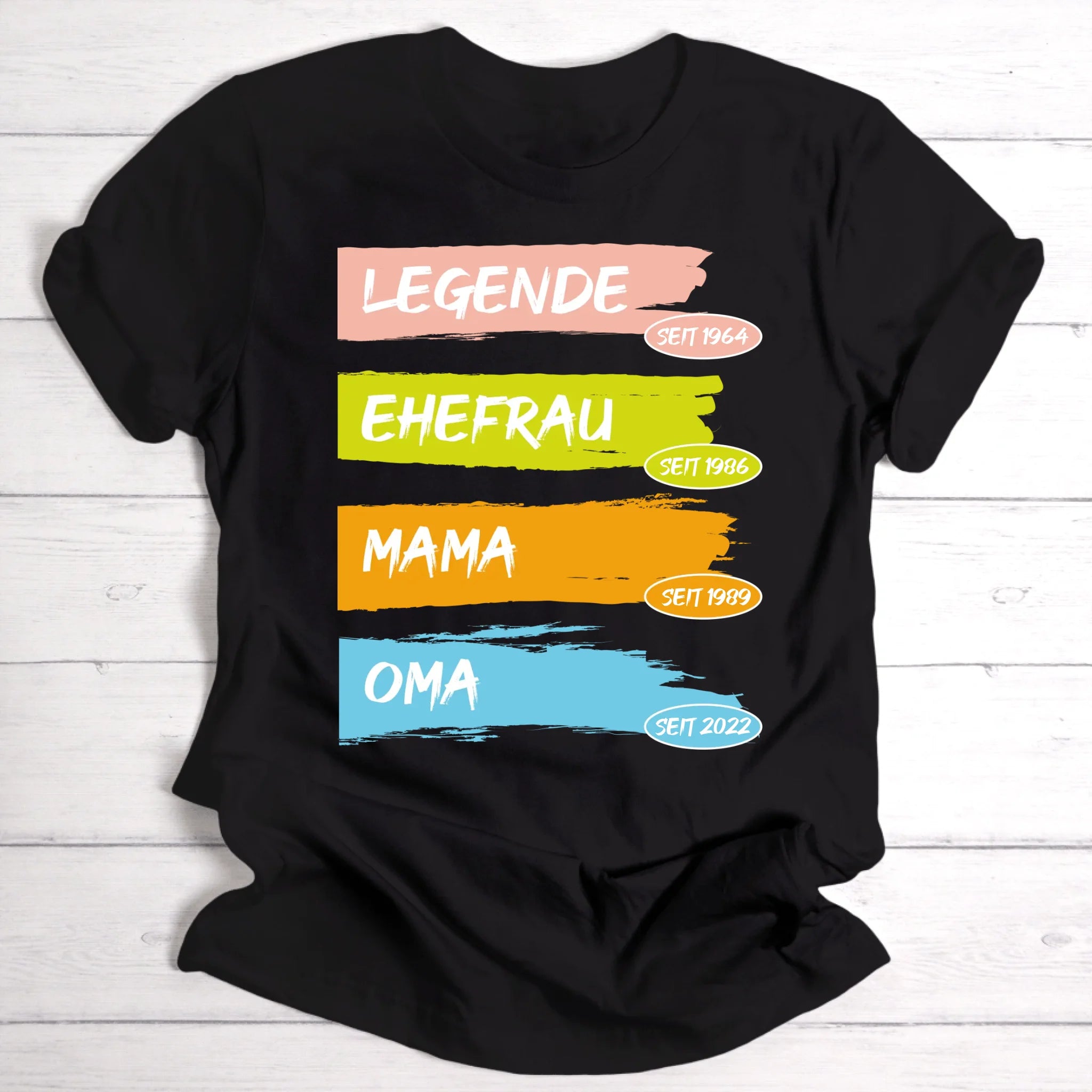 Legende Mama / Oma für Mama, Freundin, Schwester & Oma - Personalisierbares T-Shirt