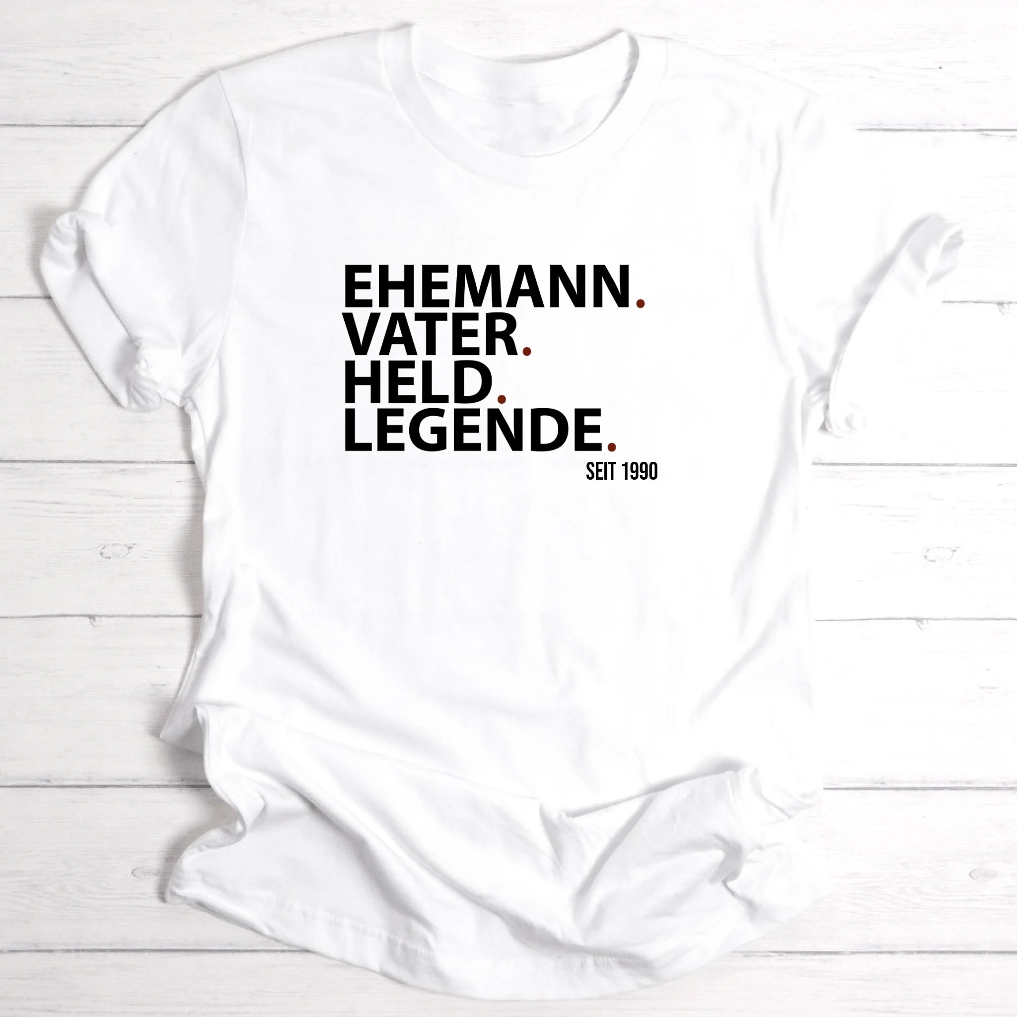 Legende Ehemann / Vater - Personalisierbares T-Shirt