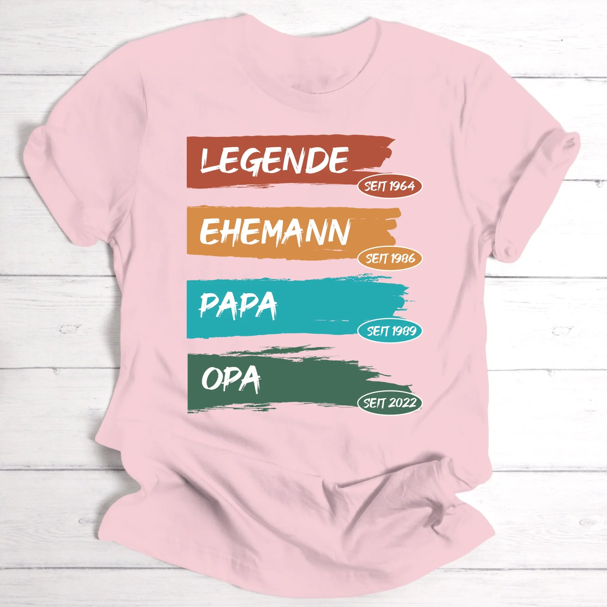 Legende Papa / Opa für Papa, Opa, Bruder & Onkel - Personalisierbares T-Shirt