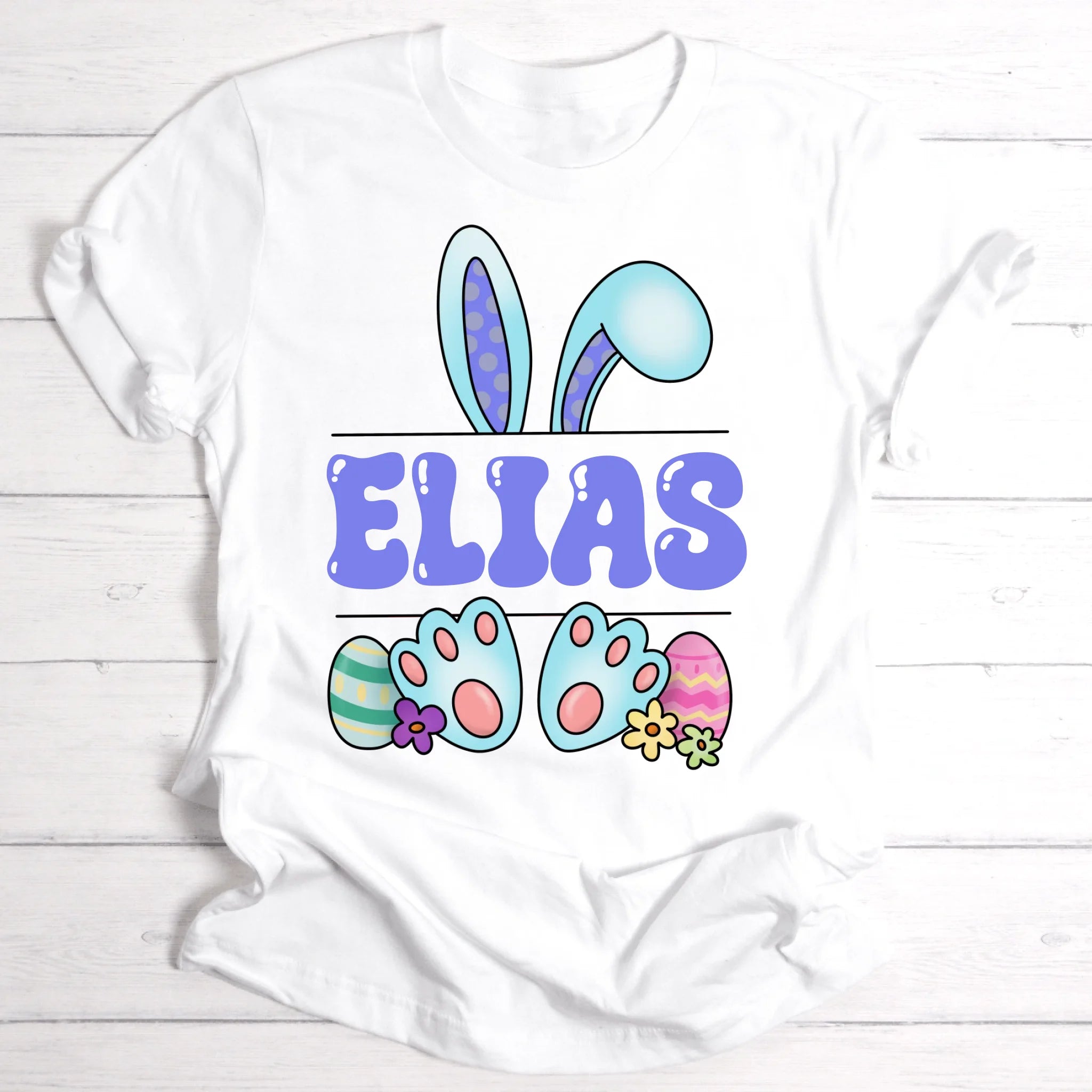 Osterhase mit Name - Personalisierbares T-Shirt