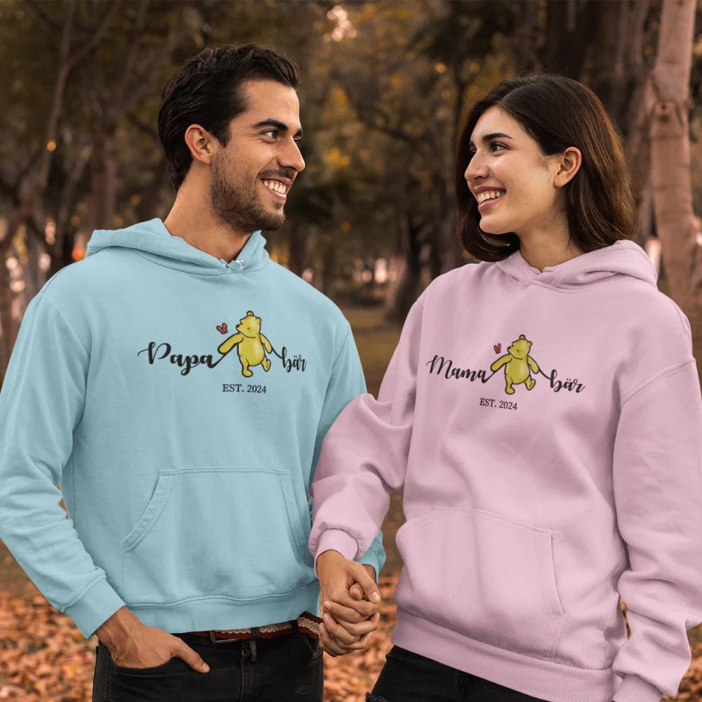 Omabär / Mamabär / Opabär / Papabär - personalisierbarer Hoodie