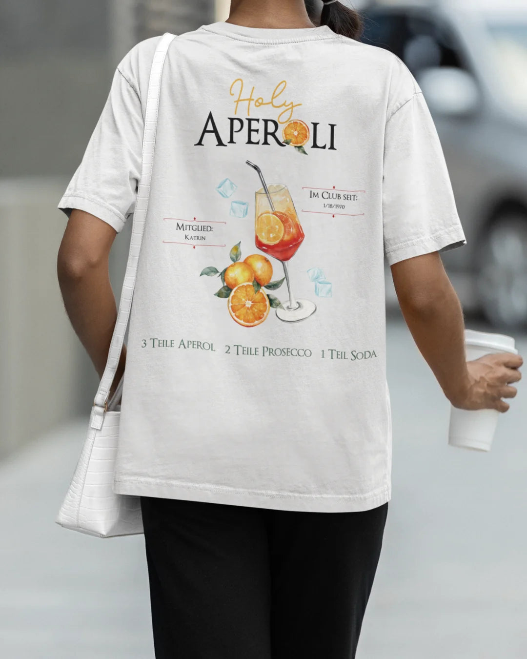 Holy Aperoli T-Shirt - Personalisierbares Oversized-T-Shirt