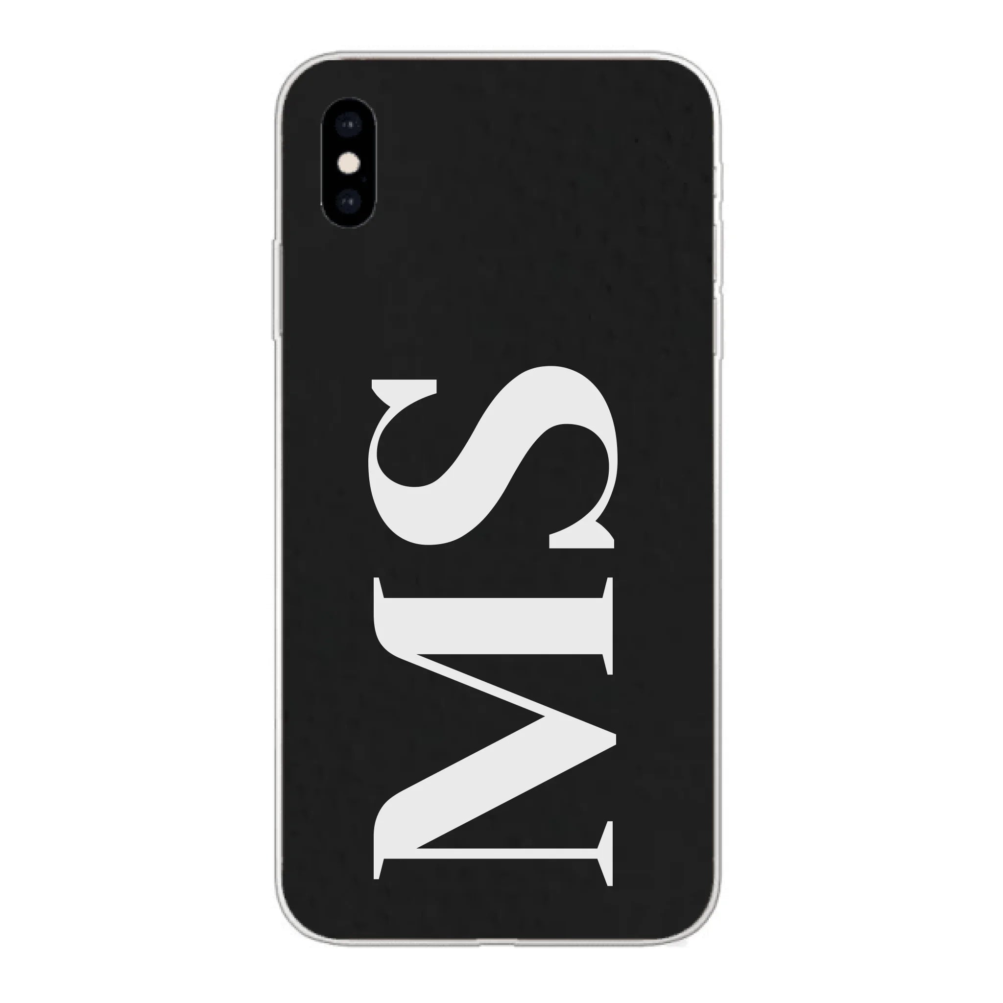 Retro Initialen für Paare, Freundin, Mama, Oma & Tante - Personalisierbare Handyhülle