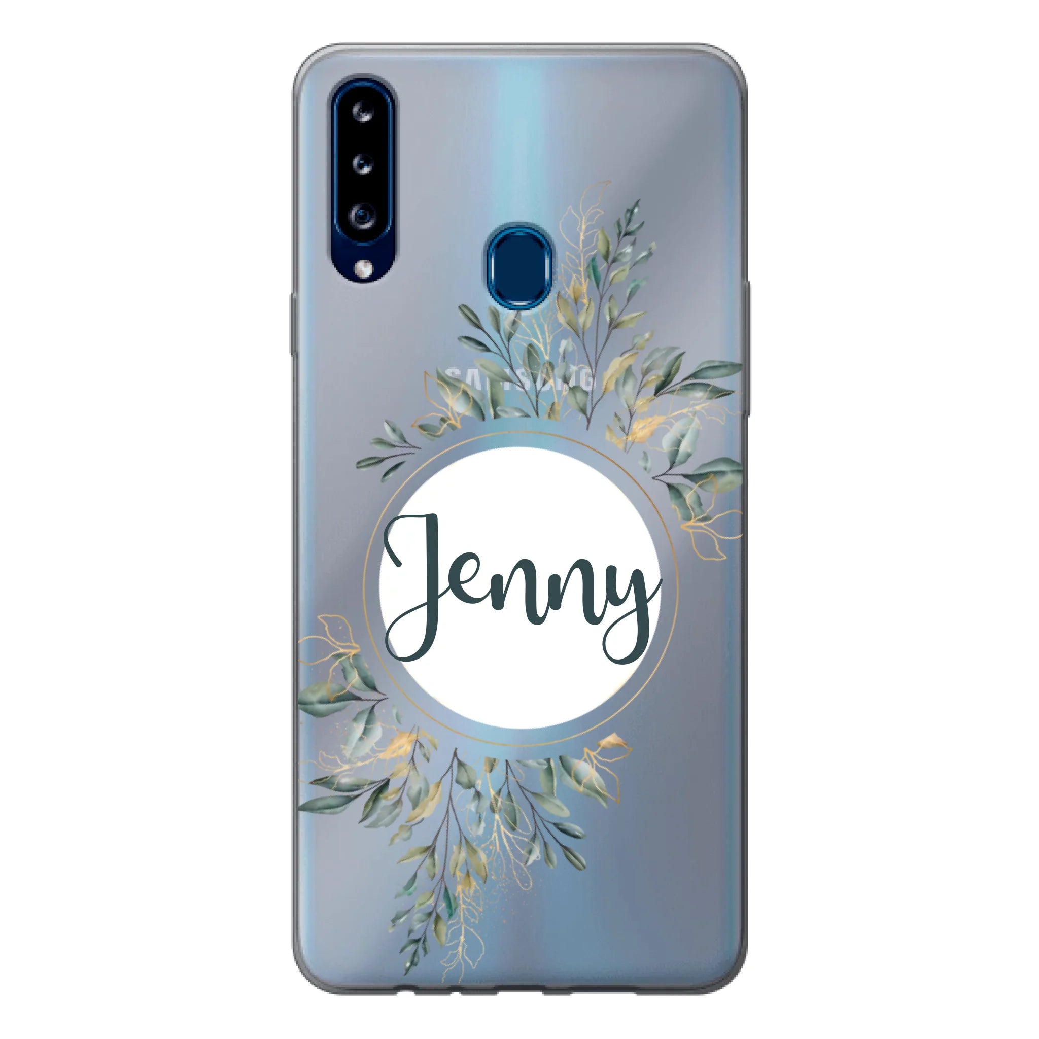 Natur Aquarell Pflanzen für Paare, Freundin, Mama, Oma & Tante - Personalisierbare Handyhülle